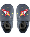 Bobux Scarpina Soft Sole, Blu Navy con Razzo - La cosa migliore dopo i piedi scalzi! Scarpine Soft Sole