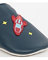 Bobux Scarpina Soft Sole, Blu Navy con Razzo - La cosa migliore dopo i piedi scalzi! Scarpine Soft Sole
