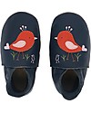 Bobux Scarpina Soft Sole, Blu Navy con Uccellino - La cosa migliore dopo i piedi scalzi! Scarpine Soft Sole