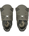 Bobux Scarpina Soft Sole - Carbone con Gatto - La cosa migliore dopo i piedi scalzi! Scarpine Soft Sole