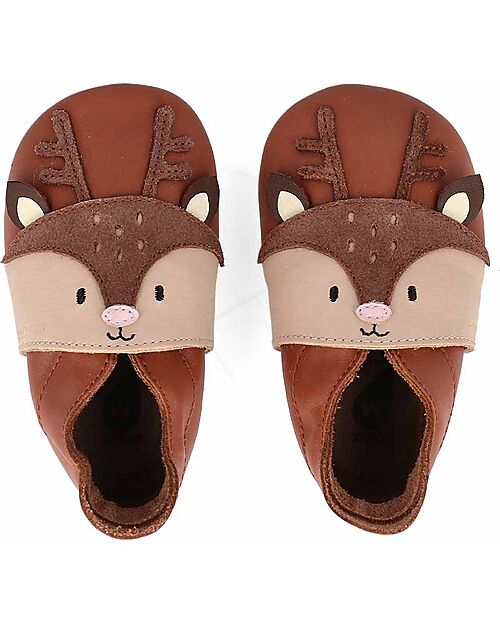 Bobux Scarpina Soft Sole - Fawn - Mocha + Beige - La cosa Migliore dopo i Piedi Scalzi! Scarpine Soft Sole