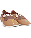 Bobux Scarpina Soft Sole Grande (2-5 anni), Caramello con Orso - La cosa migliore dopo i piedi scalzi! Scarpine Soft Sole