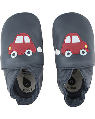 Bobux Scarpina Soft Sole Grande (2-5 anni), Macchina - La cosa migliore dopo i piedi scalzi! Scarpine Soft Sole