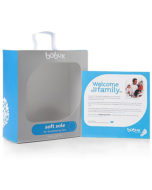 Bobux Scarpina Soft Sole Grande (3-5 anni), Beige con Volpe - La cosa migliore dopo i piedi scalzi! Scarpine Soft Sole