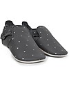 Bobux Scarpina Soft Sole, Grigio Carbone con Stelline - La cosa migliore dopo i piedi scalzi! Scarpine Soft Sole