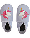 Bobux Scarpina Soft Sole - Lilla Brillante con Unicorno - La cosa migliore dopo i piedi scalzi! Scarpine Soft Sole
