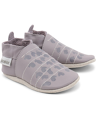 Bobux Scarpina Soft Sole, Lilla con Uccellini - La cosa migliore dopo i piedi scalzi! Scarpe_FAKE