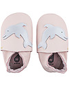Bobux Scarpina Soft Sole - Rosa con Delfino - La cosa migliore dopo i piedi scalzi! Scarpine Soft Sole