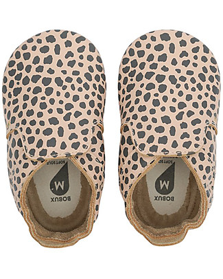 Bobux Scarpina Soft Sole - Rosa Dalmata - La cosa migliore dopo i piedi scalzi! Soft Sole Bobux