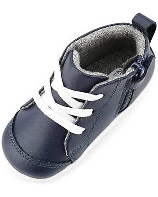Bobux Scarpina Step Up Alley-Oop - Blu Navy Scarpe