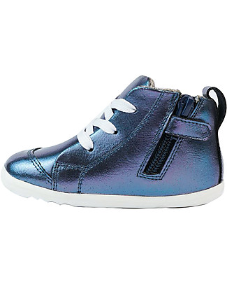Bobux Scarpina Step Up Alley-Oop - Navy - Metallic Scarpe_