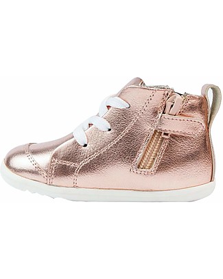 Bobux Scarpina Step Up Alley-Oop - Rosa Dorato - Metallic Scarpe_
