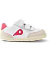 Bobux Scarpina Step Up Champ - Bianco e Rosso - Primi Passi Scarpe