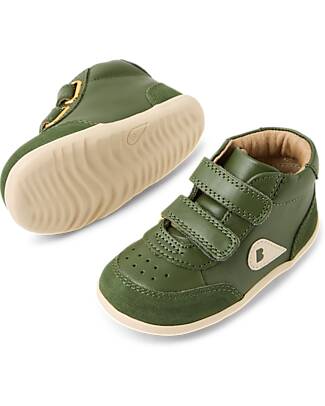 Bobux Scarpina Step Up Champ High - Bronze Green - Primi Passi Scarpe