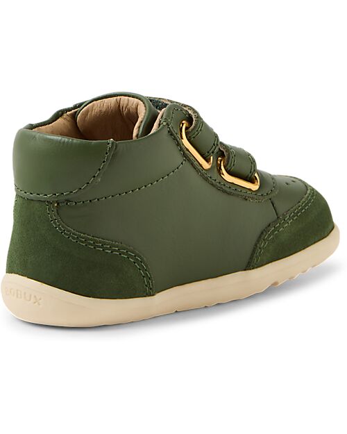 Bobux Scarpina Step Up Champ High - Bronze Green - Primi Passi Scarpe
