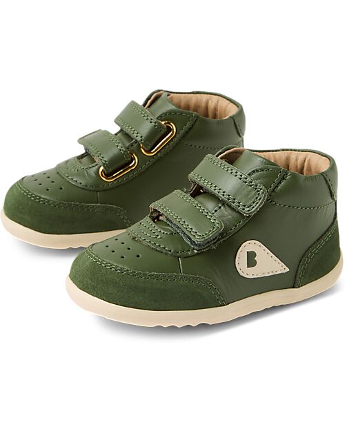 Bobux Scarpina Step Up Champ High - Bronze Green - Primi Passi Scarpe