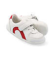 Bobux Scarpina Step Up Comet - Bianco e Rosso - Primi Passi Scarpe