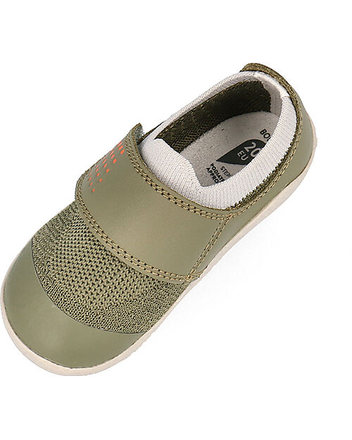Bobux Scarpina Step Up Dimension III - Burnt Olive e Fog - Primi Passi Scarpe