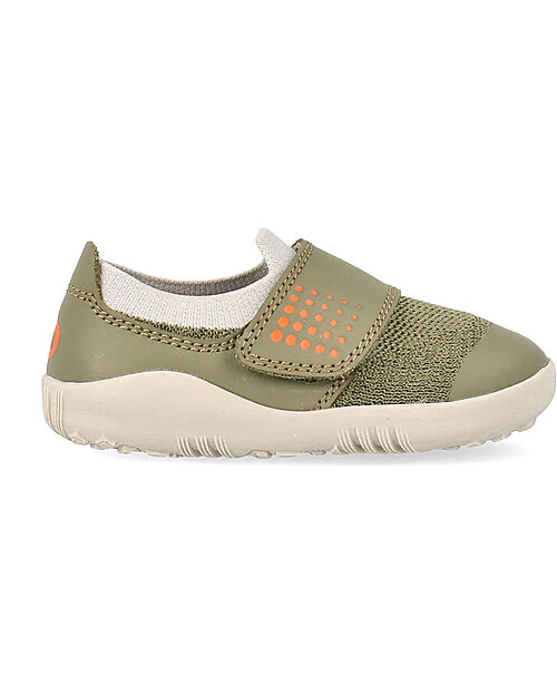 Bobux Scarpina Step Up Dimension III - Burnt Olive e Fog - Primi Passi Scarpe