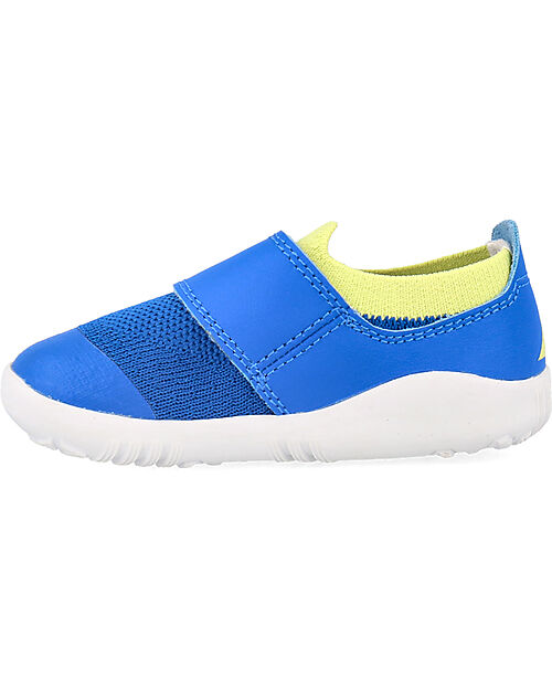 Bobux Scarpina Step Up Dimension III - Snorkel Blue e Sunny Lime - Primi Passi Scarpe