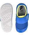Bobux Scarpina Step Up Dimension III - Snorkel Blue e Sunny Lime - Primi Passi Scarpe