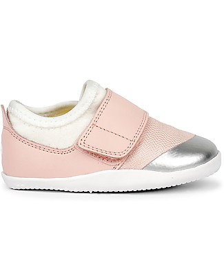 Bobux Scarpina Step-Up Dimension2 - Rosa/Argento - Lana Merino e Ultra Comfort! Scarpe