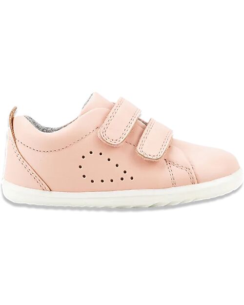 Bobux Scarpina Step-Up Grass Court - Cipria - Waterproof - per i Primi Passi! Scarpe