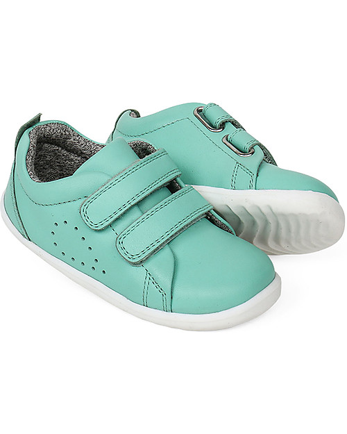 Bobux Scarpina Step-Up Grass Court - Menta Piperita - Super flessibile per i primi passi! Sneakers