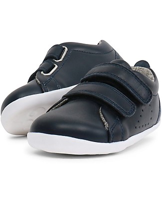 Bobux Scarpina Step-Up Grass Court - Navy - Flessibilità per i Primi Passi! Scarpe