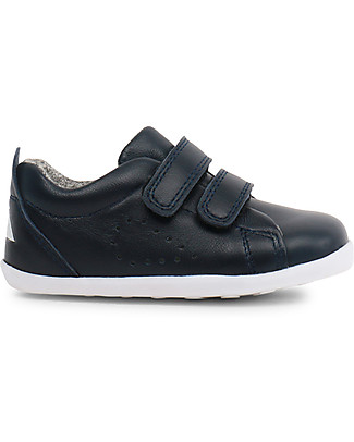 Bobux Scarpina Step-Up Grass Court - Navy - Flessibilità per i Primi Passi! Scarpe