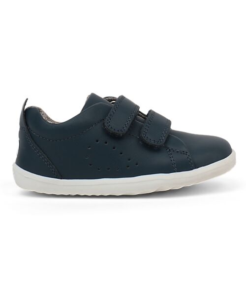 Bobux Scarpina Step-Up Grass Court - Navy - Waterproof - per i Primi Passi! Scarpe