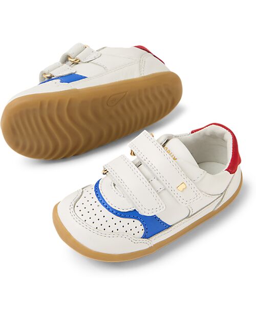 Bobux Scarpina Step Up Hunter - White Salsa - Pelle Nobuk - Primi Passi Scarpe