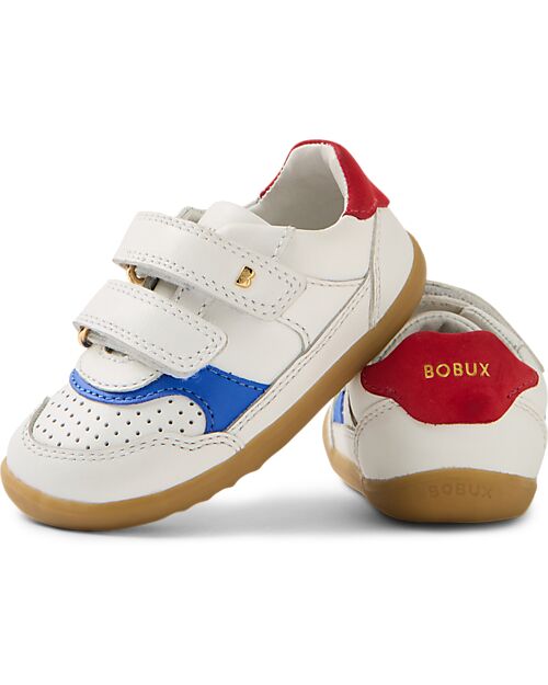 Bobux Scarpina Step Up Hunter - White Salsa - Pelle Nobuk - Primi Passi Scarpe