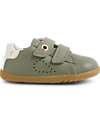 Bobux Scarpina Step Up Maverick - Vetiver - Pelle Premium - Primi Passi Scarpe