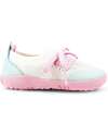 Bobux Scarpina Step-Up Play Knit - Rosa/Bianco - Morbido Tessuto Elastico! Scarpe