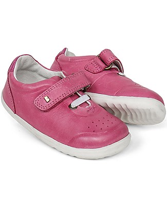Bobux Scarpina Step-Up Ryder - Rosa/Lampone - Suola super flessibile! Scarpe