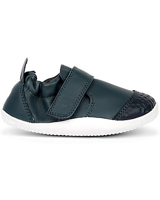 Bobux Scarpina Xplorer Go - Navy - Barefoot - in Pelle con Suola Flessibile Scarpe