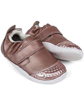 Bobux Scarpina Xplorer Go - Rosa Dorato - Super Flessibile per Giocare all'Aperto Scarpe_