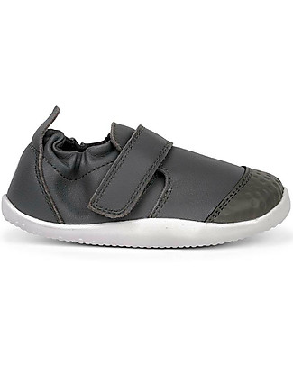 Bobux Scarpina Xplorer Go - Smoke - Barefoot - in Pelle con Suola Flessibile Scarpe