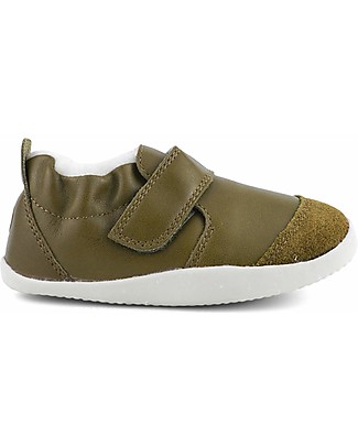 Bobux Scarpina Xplorer Marvel Arctic - Oliva - Imbottita in Lana Merino! Scarpe