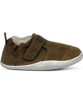 Bobux Scarpina Xplorer Marvel Arctic - Oliva - Imbottita in Lana Merino! Scarpe