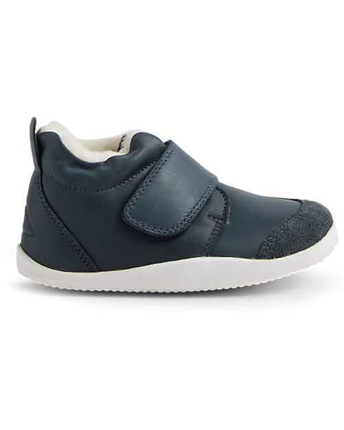 Bobux Scarpina Xplorer Rover Arctic - Blu Navy - Pelle Morbida - Primi Passi Scarpe