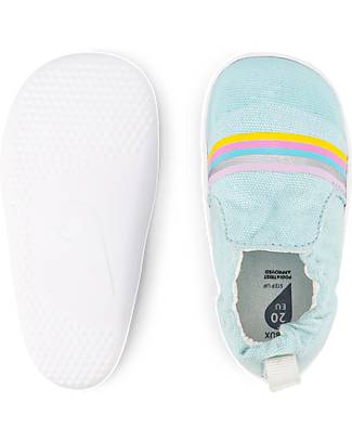 Bobux Scarpina Xplorer Scamp - Arcobaleno Acqua ed Argento - Leggere + Traspiranti + Flessibili! Scarpe