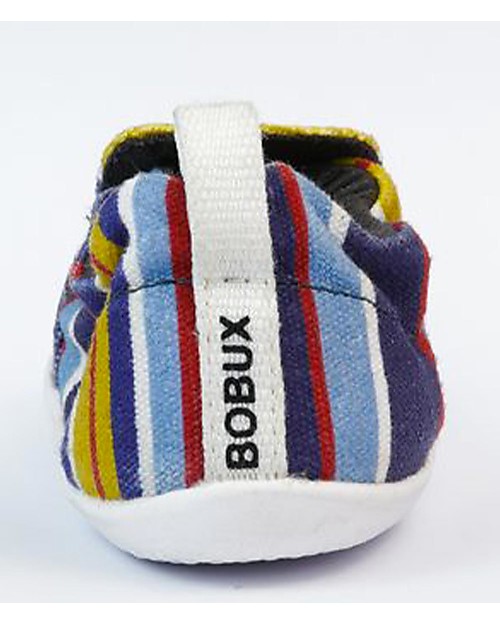Bobux Scarpina Xplorer Scamp Canvas - Righe Navy - Leggere + Traspiranti + Flessibili! Scarpe