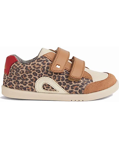 Bobux Scarpine I Walk Blaze - Leopardate - Pelle Premium - Camminatori Esperti Scarpe