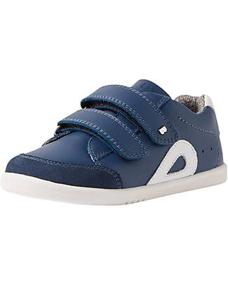 Bobux Scarpine I Walk Blaze - Vintage Indigo - Pelle Premium - Camminatori Esperti Scarpe