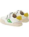 Bobux Scarpine I Walk Champ - Chalk White e Retro Green - Camminatori Esperti Scarpe