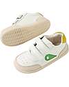 Bobux Scarpine I Walk Champ - Chalk White e Retro Green - Camminatori Esperti Scarpe
