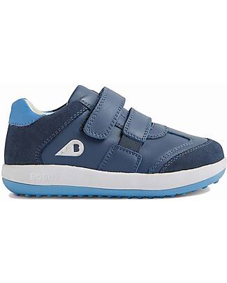 Bobux Scarpine I Walk Deuce - Vintage Indigo - Pelle Premium - Camminatori Esperti Scarpe