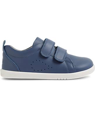 Bobux Scarpine I Walk Grass Court - Vintage Indigo - in Pelle - Camminatori Esperti Scarpe